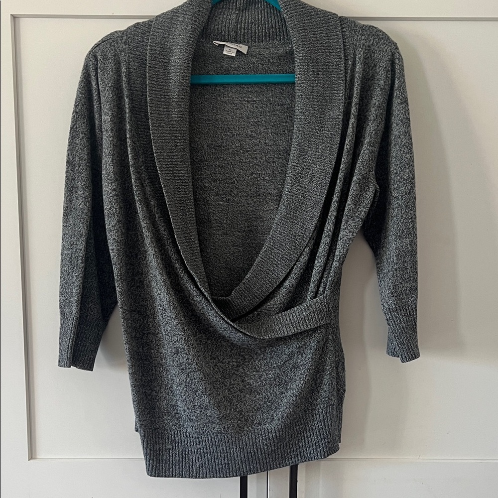 Brannan Yoga Sweater with crisscross design